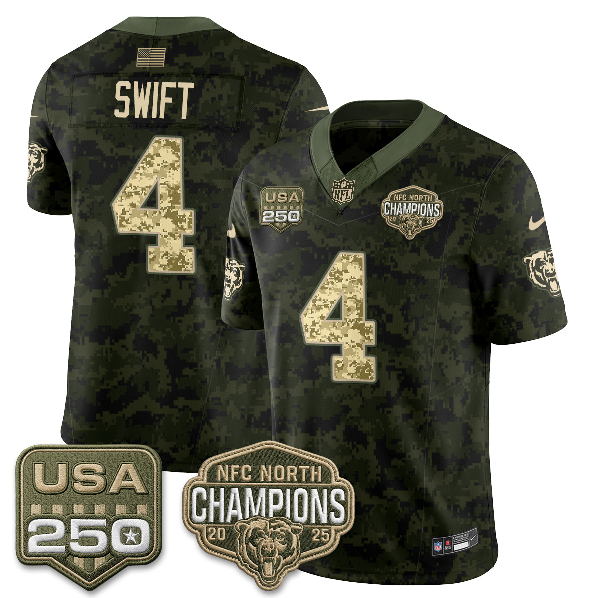 CHI 2026 Salute to Service Edition Vapor Jersey V2 - Stitched
