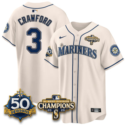 SEA Vapor Premier Limited Jersey - 50th Anniversary & AL West Division Champions - Steelheads Community Funds - All Stitched