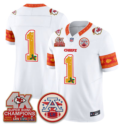 KC Xmas Edition Vapor Jersey - Stitched