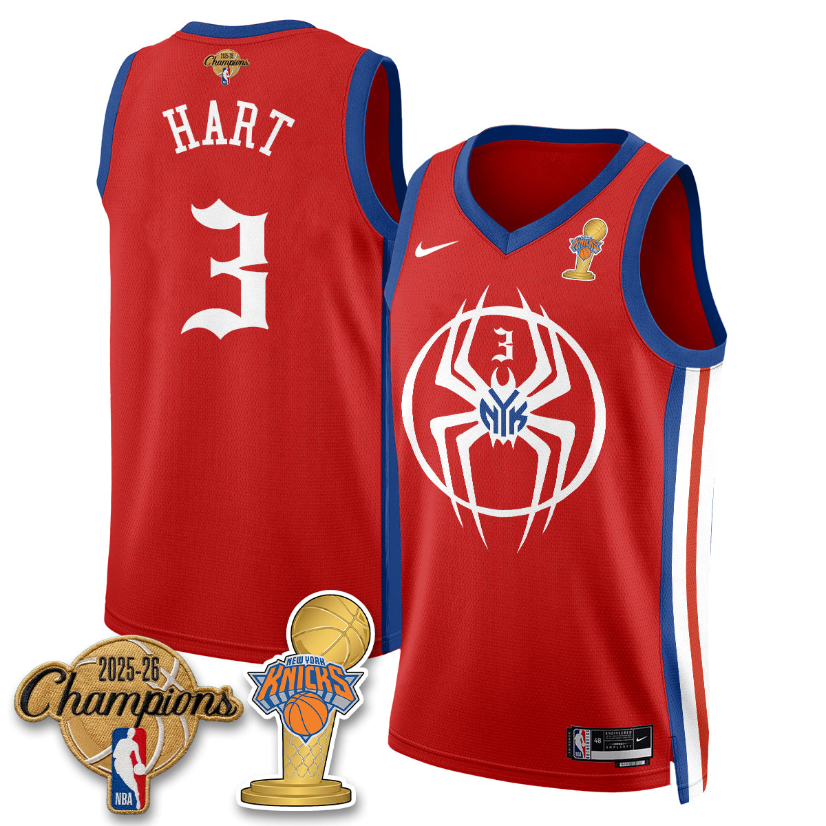 New York Knicks 2026 Champions Brand New Day Vapor Jersey - Stitched