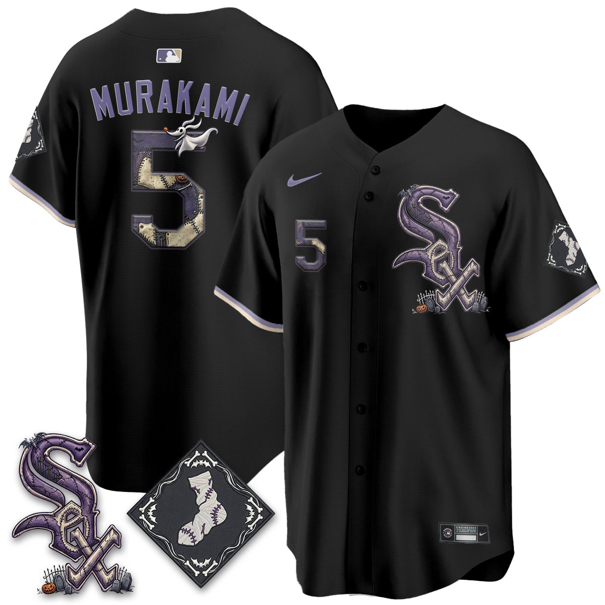 Chicago White Sox Nightmare Edition Vapor Jersey - Stitched