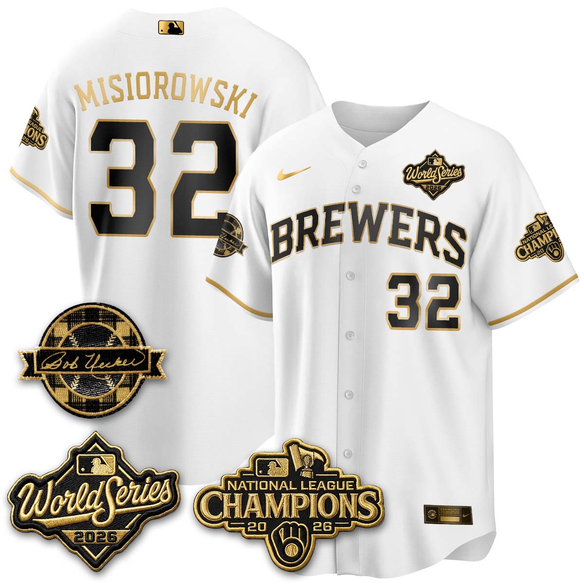 MIL 2026 NL Champions - Uecker Patch Navy Limited Edition - Stitched N1