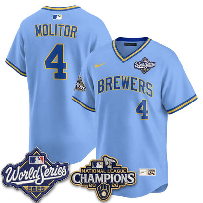 MIL 2026 NL Champions Throwback Jersey - Stitched