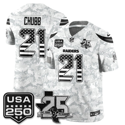 Houston Texans 2026 Salute to Service Edition Vapor Jersey - Stitched
