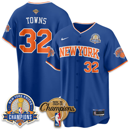 NYK 2026 NBA Champions Special Edition Vapor Jersey V2- Stitched