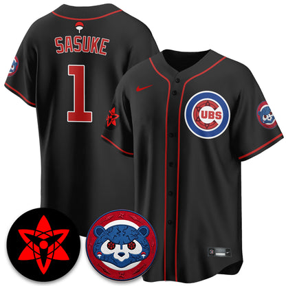 Chicago Cubs Uchiha Sasuke Vapor Limited Jersey - Stitched