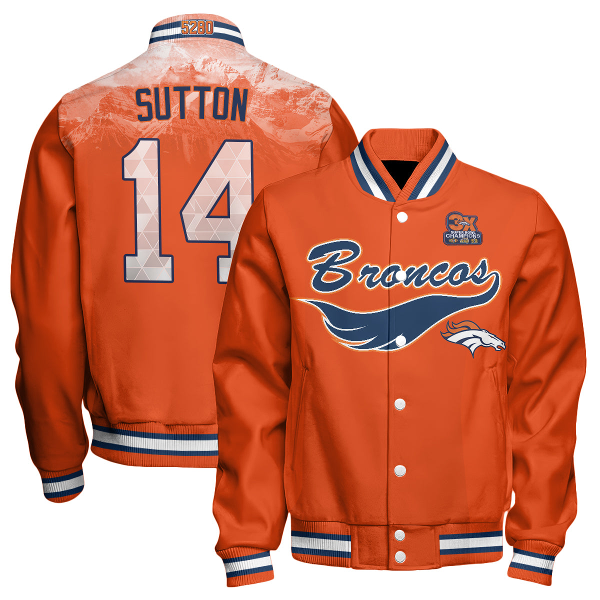 DEN Fangear Edition Baseball Jacket - Printed
