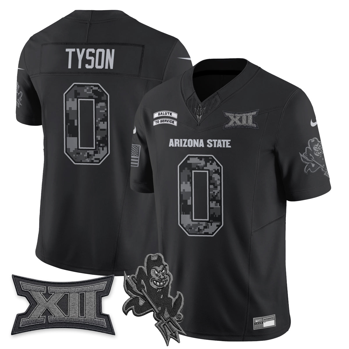 ASU 2026 Salute to Service Vapor Jersey - Stitched