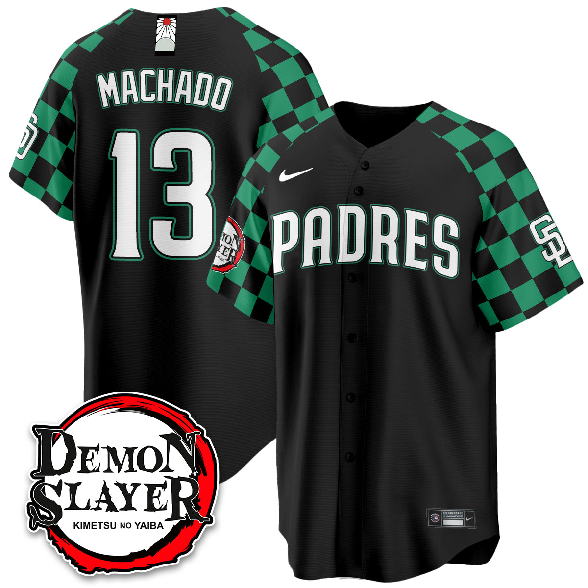 San Diego Padres Demon Slayer Vapor Limited Jersey - Stitched