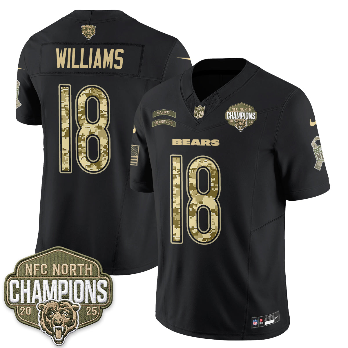 CHI 2026 Salute to Service V2 Vapor Jersey - Stitched