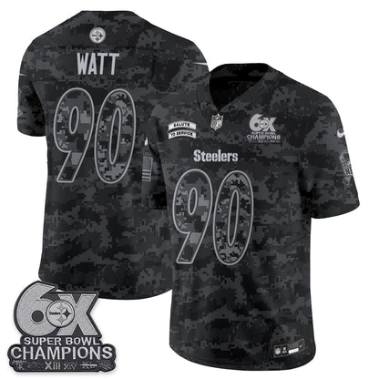 Pittsburgh Steelers 2026 Salute to Service Edition Vapor Jersey V3- Stitched