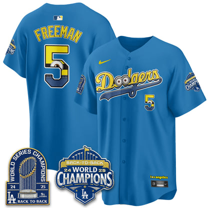 Los Angeles Dodgers x Yellow Capsules Vapor Jersey - Stitched