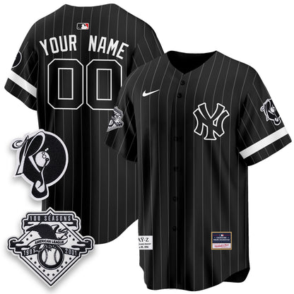 NYY x Jay Z Edition Vapor Custom Jersey - Stitched