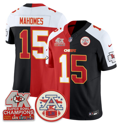 Kansas City Chiefs Split Edition Vapor Jersey - Stitched