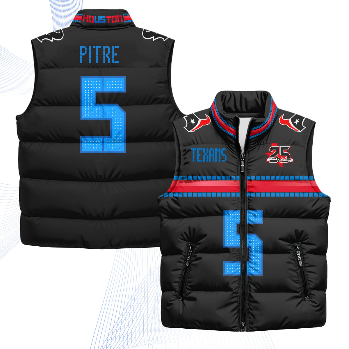 HOU 2026 Rivalries Puffer Vest - Printed