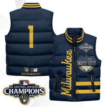 MIL "Brew City" Puffer Vest - Printed V3