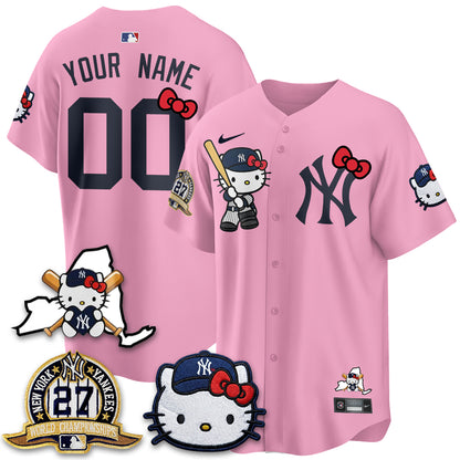 NYY Meow KT 2026 Vapor Limited Custom Jersey - All Stitched