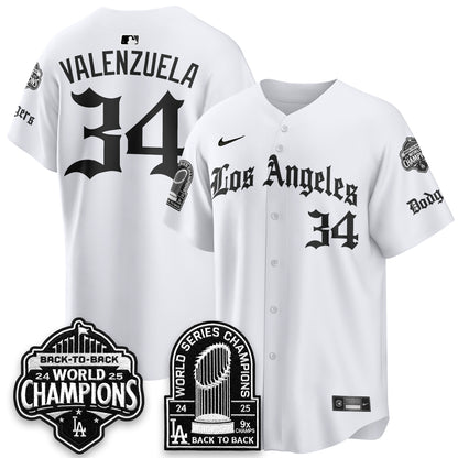 LAD WS Champions Back 2 Back Patch Vapor Premier Limited Gothic Edition Jersey - All Stitched