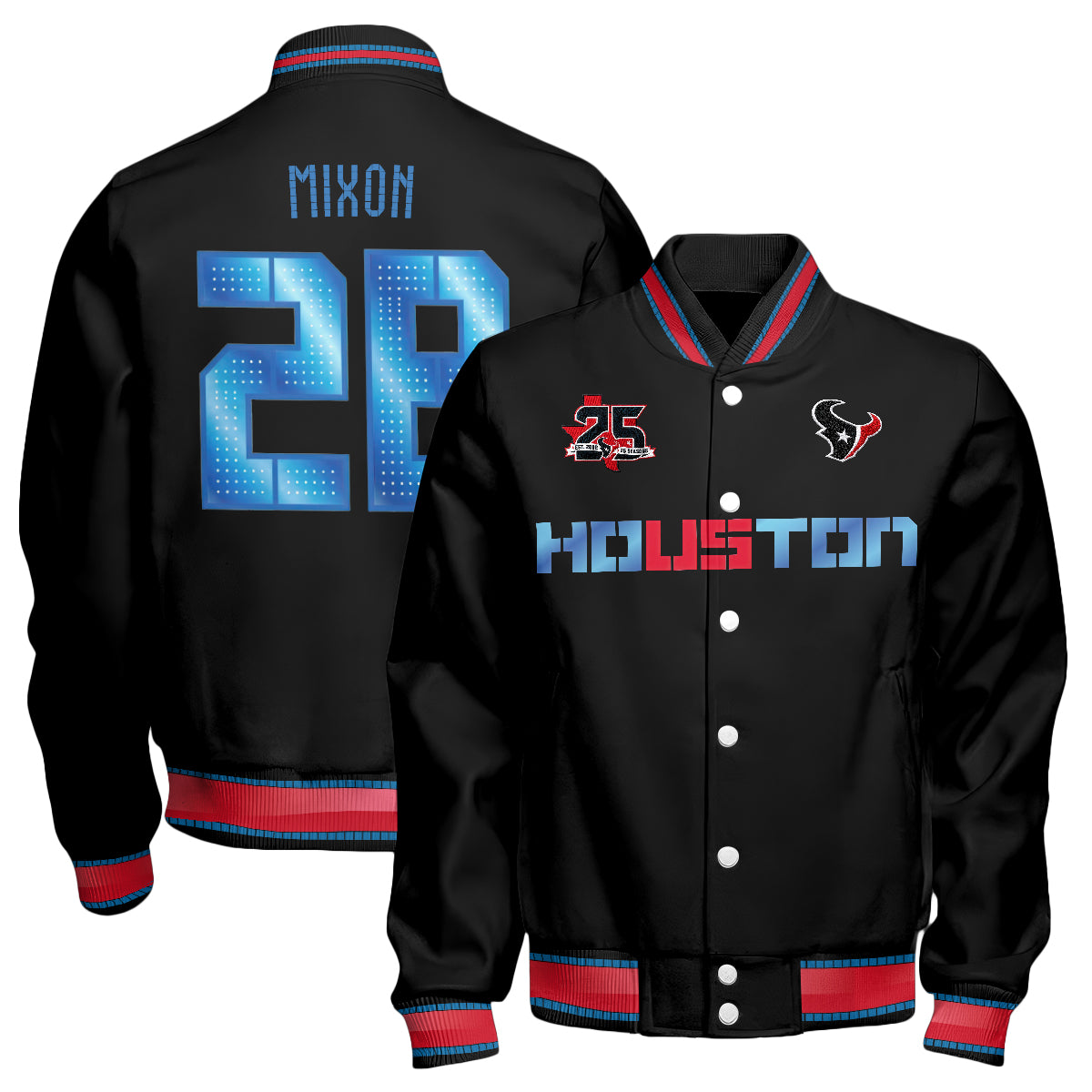 HOU Rivalries 2026 Edition Baseball Jacket V2 - Printed
