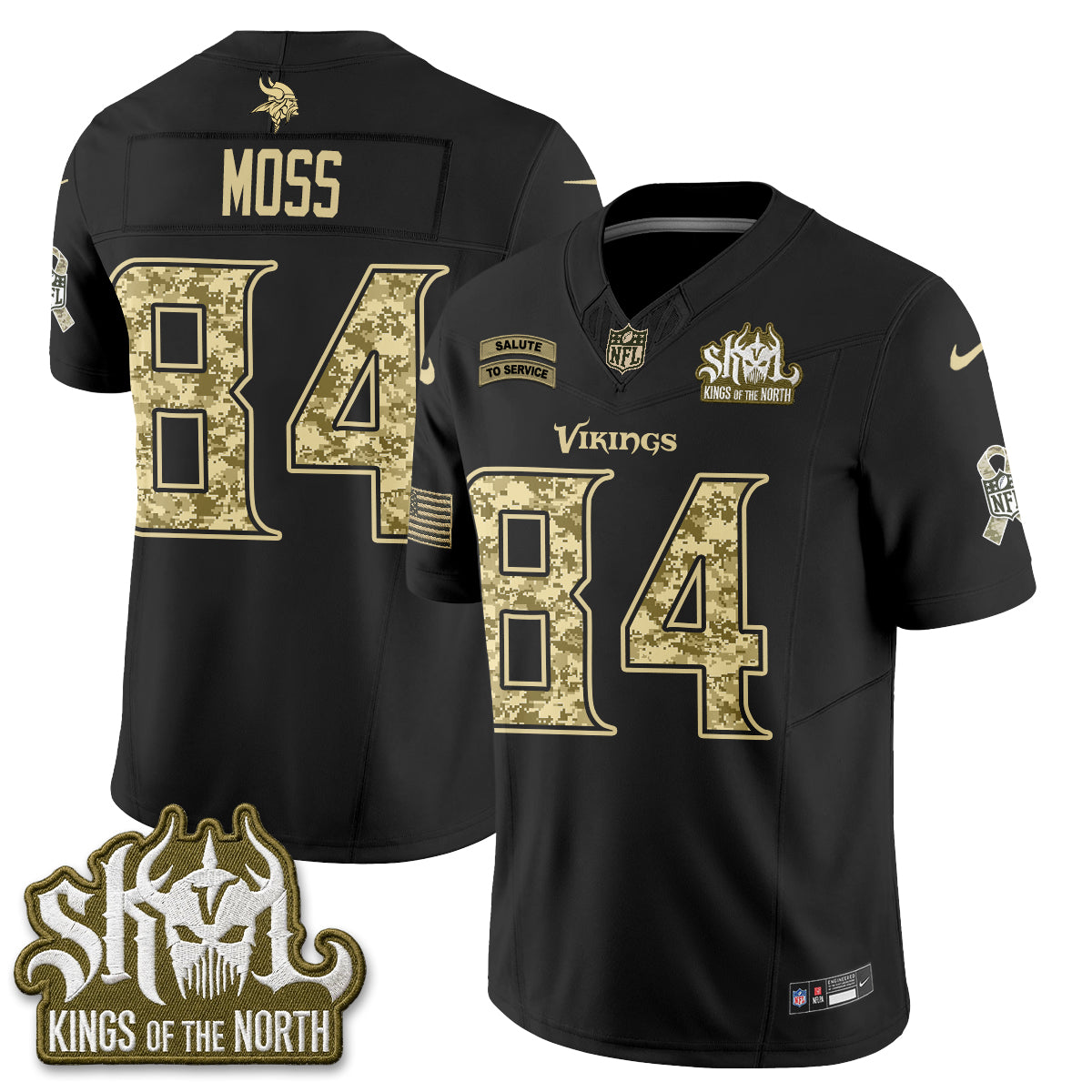 MIN 2026 Salute to Service V2 Vapor Jersey - Stitched