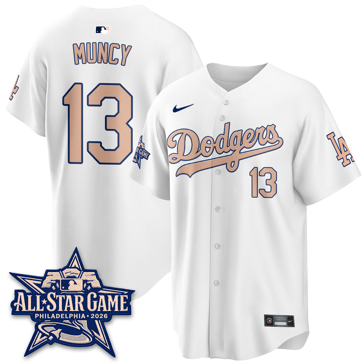 Los Angeles Dodgers All Star Game 2026 Vapor Jersey - Stitched