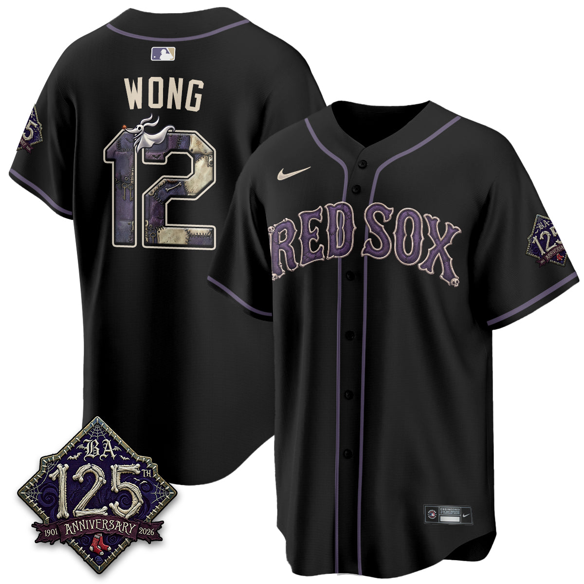 Boston Red Sox Nightmare Vapor Limited Jersey - Stitched