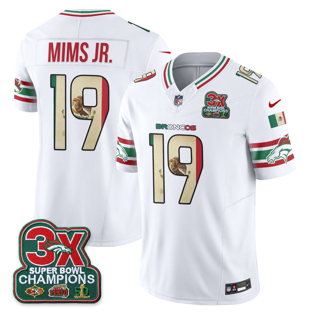 DEN Mexico Edition Vapor Jersey - Stitched