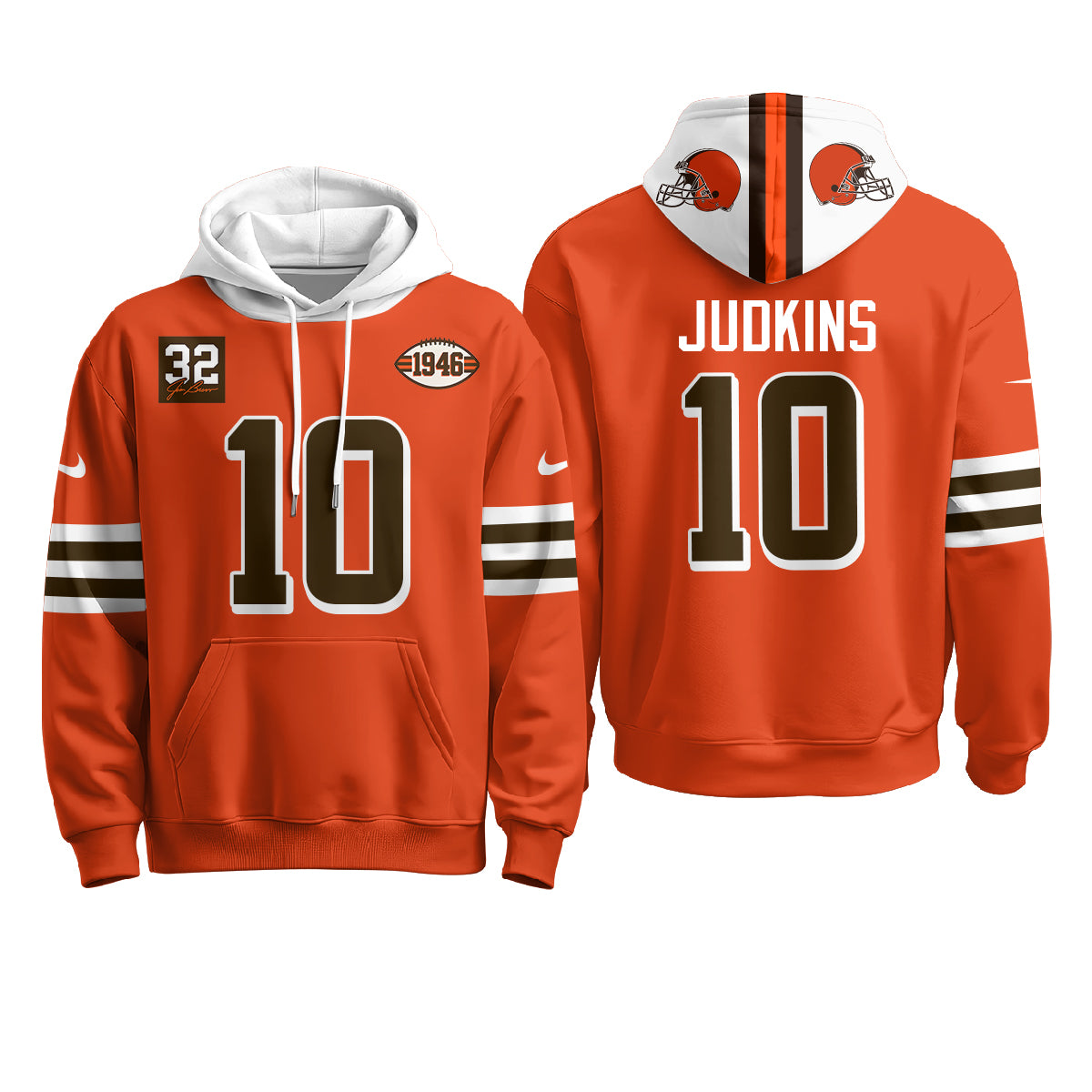 CLE 1946 Anniversary Patch Hoodie - Stitched