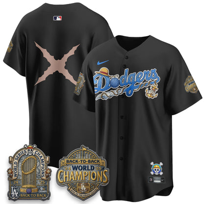 LAD x OP Japanese Cartoon Vapor Limited Jersey - Printed