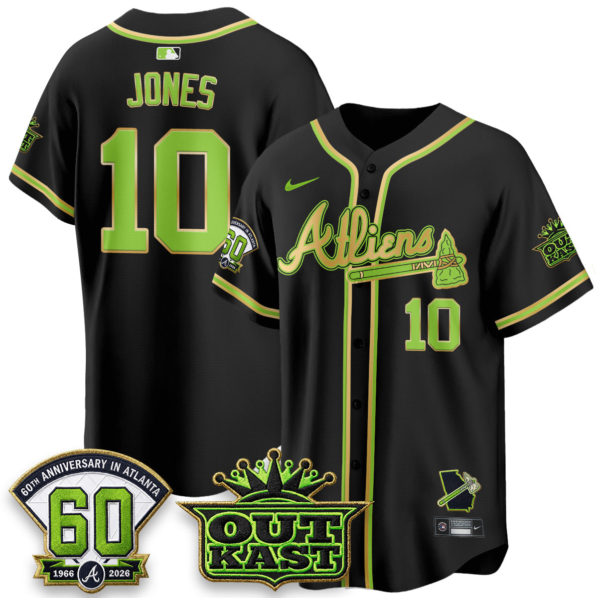 ATL x Outkast Atliens Vapor Jersey - Stitched
