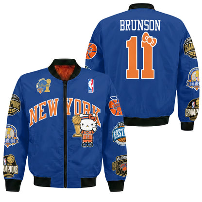 NYK 2026 NBA Finals Champions Limited Edition Bomber Jacket V3- Printed