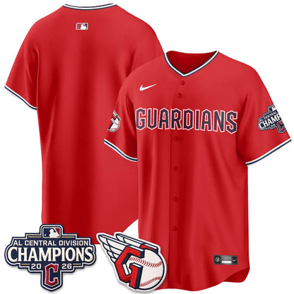 CLE 2026 AL Central Champs Vapor Jersey - Stitched