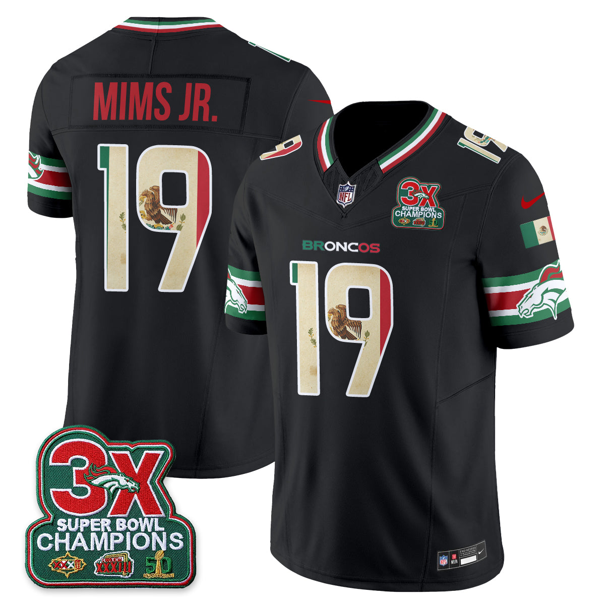 DEN Mexico Edition Vapor Jersey - Stitched