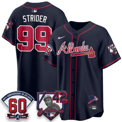 ATL 2026 Jackie Robinson Day Vapor Limited Red Jersey - All Stitched