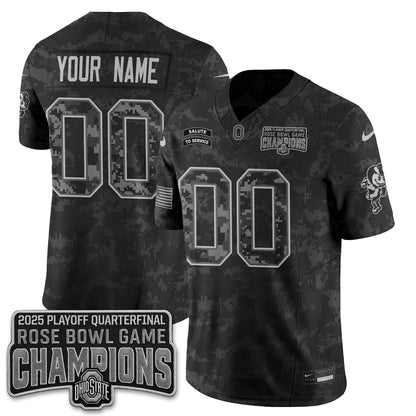 OSU 2026 Salute to Service Vapor Custom Jersey - Stitched