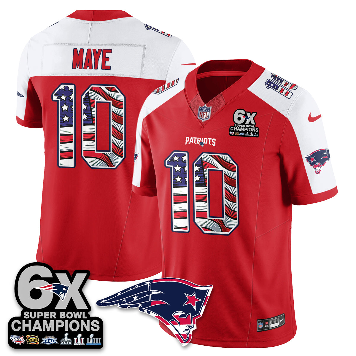 NE America Edition Vapor Jersey V2- Stitched