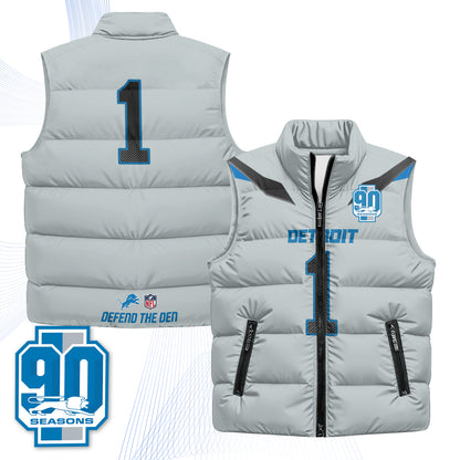 DET Xmas 2026 Rivalries Puffer Vest - Printed