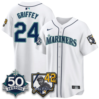 SEA 2026 Jackie Robinson New Era Vapor Limited Jersey - All Stitched