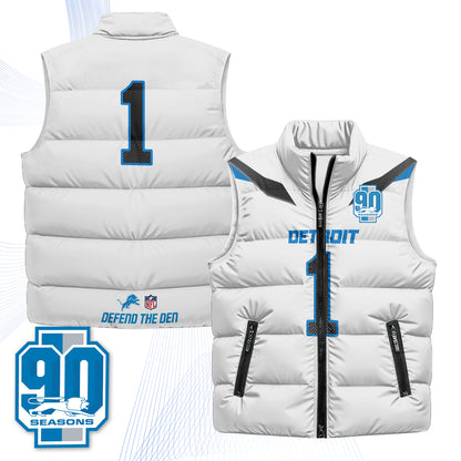 DET Xmas 2026 Rivalries Puffer Vest - Printed