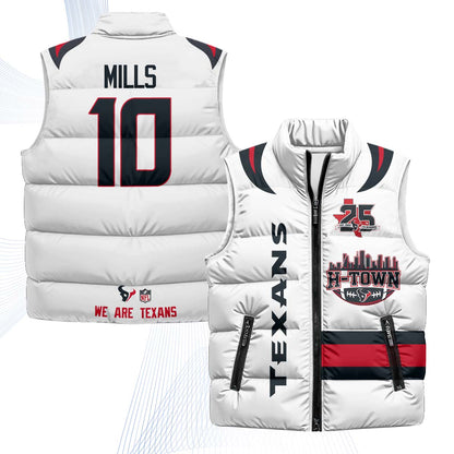HOU "H-Town" Puffer Vest - Printed