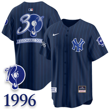 New York Yankees x Jay Z Edition Vapor Jersey V2- Stitched