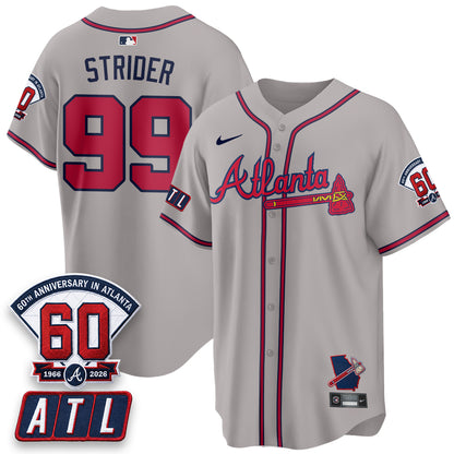ATL 2026 60th Anniversary Vapor City Connect Limited Jersey - All Stitched
