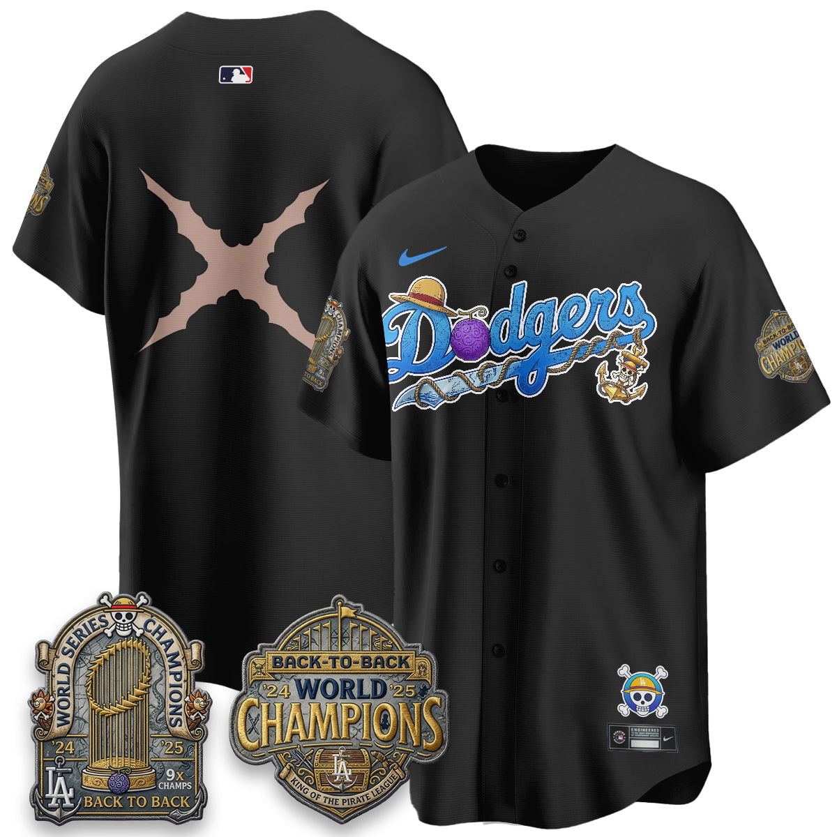 LAD x OP Japanese Cartoon Vapor Limited Jersey V2- Printed