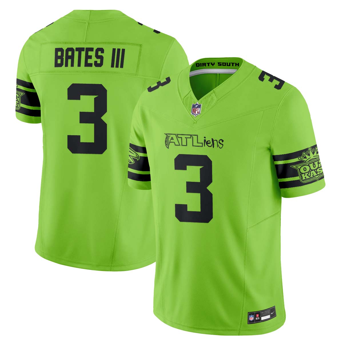 ATL 30th Anniversary ATLiens Vapor Jersey - Stitched
