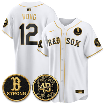 BOS Tim Wakefield Memorial Patch Vaper Premier Limited Jersey - All Stitched V2