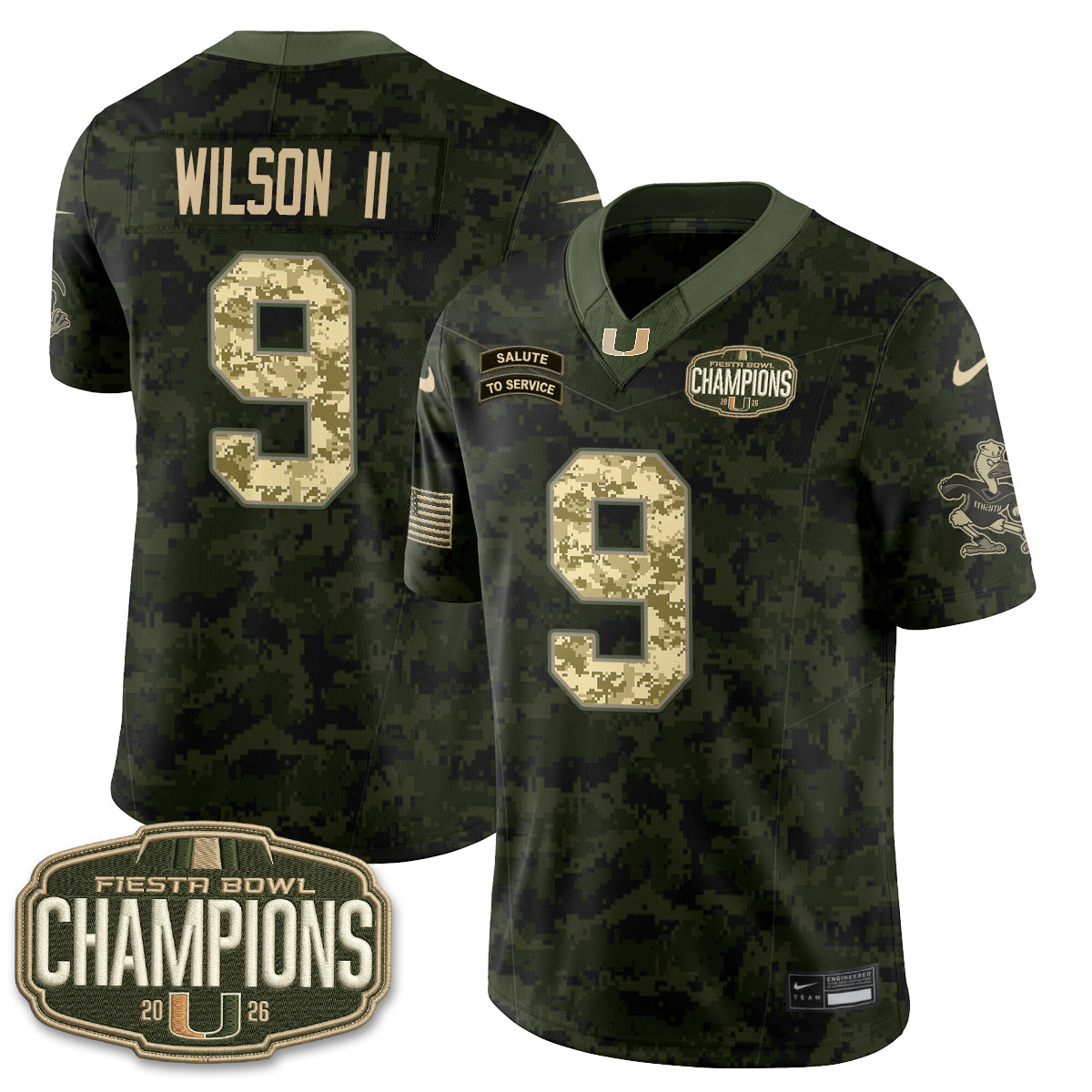 MIA 2026 Salute to Service Vapor Jersey - Stitched