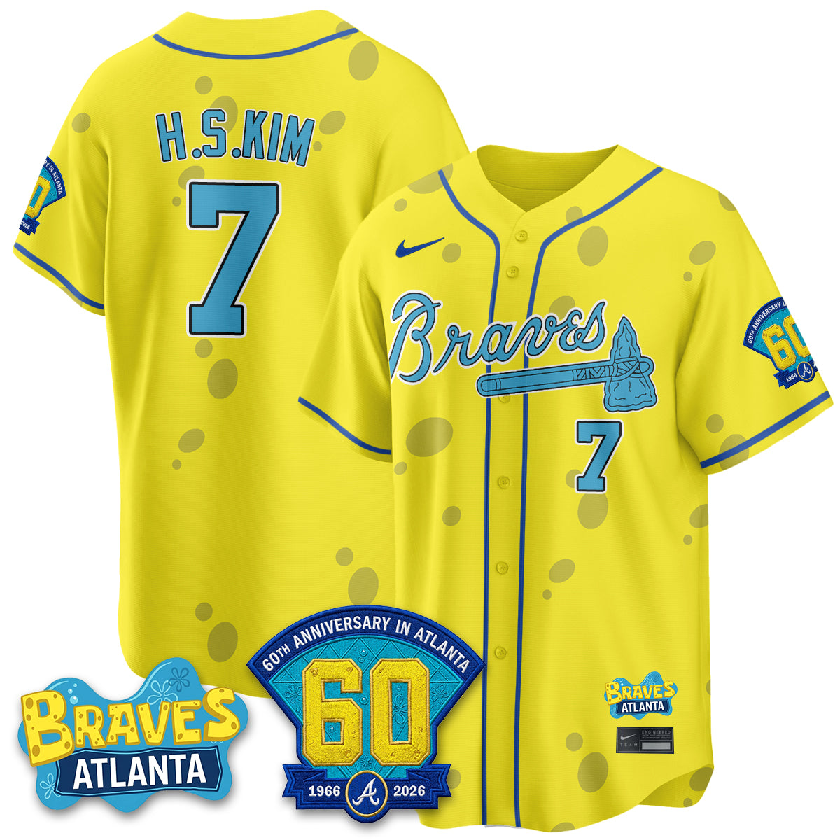 Atlanta Braves x SBSP Limited Vapor Jersey- Stitched