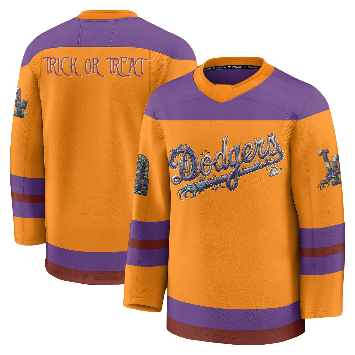 LAD Nightmare Halloween Edition Hockey Jersey - Printed