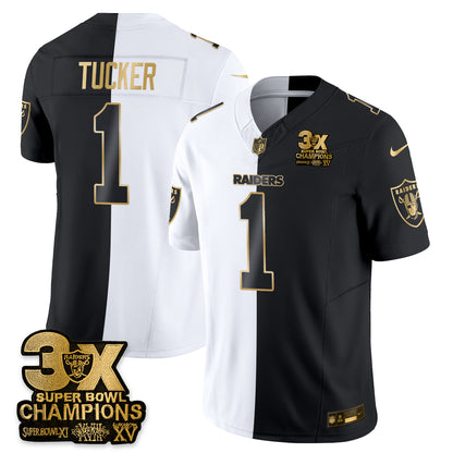Las Vegas Raiders Split Edition Vapor Jersey - Stitched