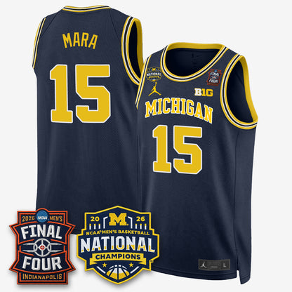 MICH 2026 NCAA Basketball Champions Limited Jersey - All Stitched